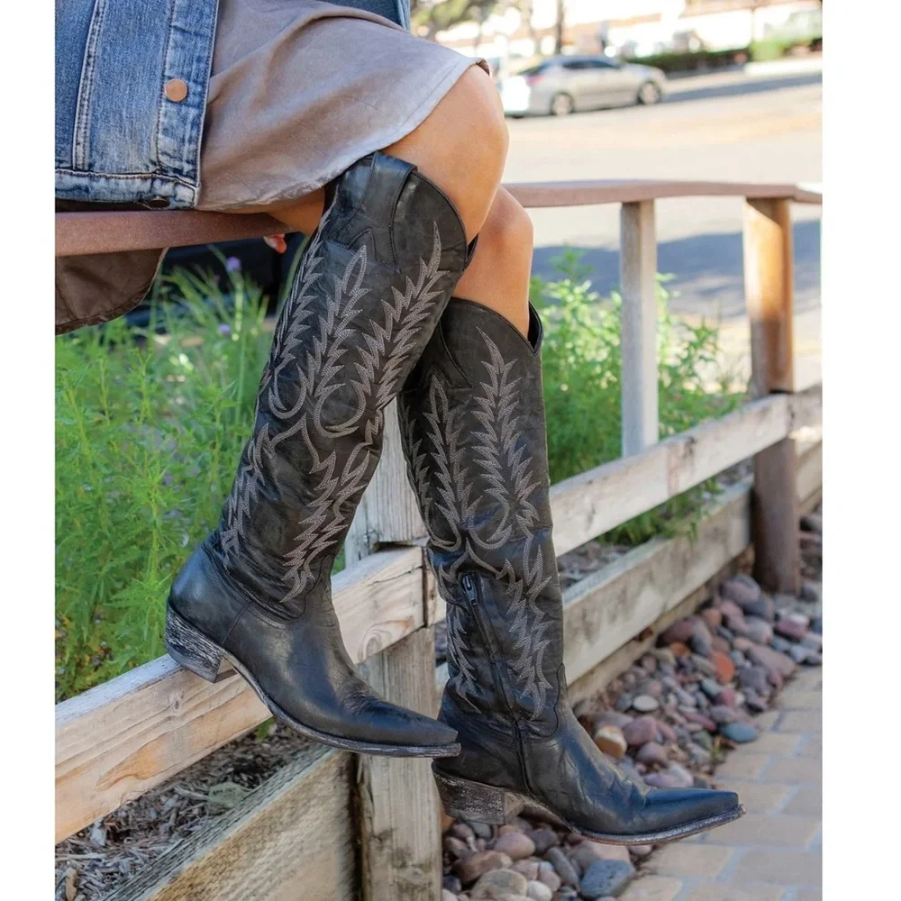 Old Gringo Mayra Black Boot - Picture 5 of 10